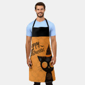 Halloween/Katz/Kürbis/Herbst Schürze (Getragen)