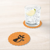 Halloween/Katz/Kürbis/Herbst Untersetzer (Vor Ort)
