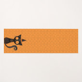 Halloween/Katz/Kürbis/Herbst Yogamatte (Vorderseite (Horizontal))