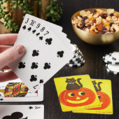 Halloween-Kätzchen Kitty Spielkarten (In Situ)