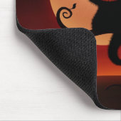 Halloween-Kätzchen Mousepad (Ecke)