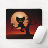 Halloween-Kätzchen Mousepad (Mit Mouse)