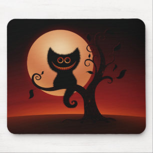 Halloween-Kätzchen Mousepad