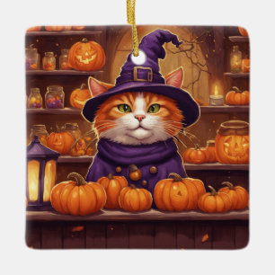 Halloween-Katze #10 Ornament