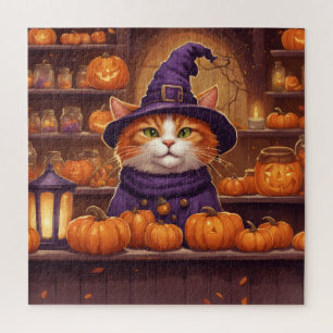 Halloween-Katze #10 Puzzle
