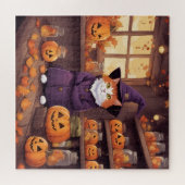 Halloween-Katze #2 Puzzle (Horizontal)