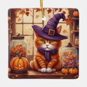 Halloween-Katze #4 Ornament