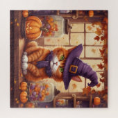 Halloween-Katze #4 Puzzle (Horizontal)