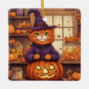Halloween-Katze #6 Ornament