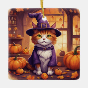 Halloween-Katze #8 Ornament