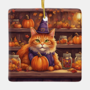 Halloween-Katze #9 Ornament