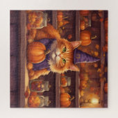 Halloween-Katze #9 Puzzle (Horizontal)