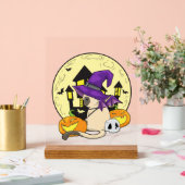Halloween-Katze Acrylschild (Hochzeit)