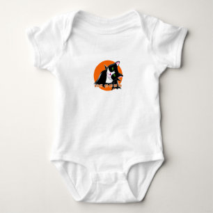 Halloween-Katze Baby Strampler