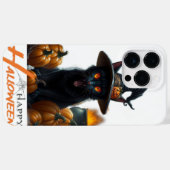 Halloween-Katze  Case-Mate iPhone Hülle (Rückseite (Horizontal))