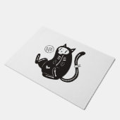 Halloween-Katze Fußmatte (Schrägansicht)