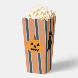 Halloween-Katze Geist Kürbis Spinne Netz Popcorn Geschenkschachtel