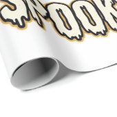 Halloween-Katze Herbstmagie Geschenkpapier (Rolleneckpunkt)