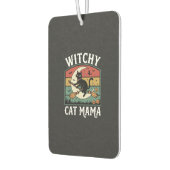 Halloween-Katze Hexen-Mama Autolufterfrischer (Links)