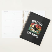 Halloween-Katze Hexen-Mama Planer (Anzeige)