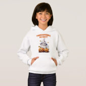Halloween-Katze  Hoodie (Vorne ganz)