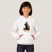 Halloween-Katze Hoodie (Vorne ganz)