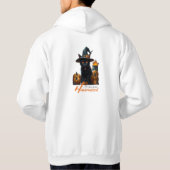 Halloween-Katze Hoodie (Rückseite)