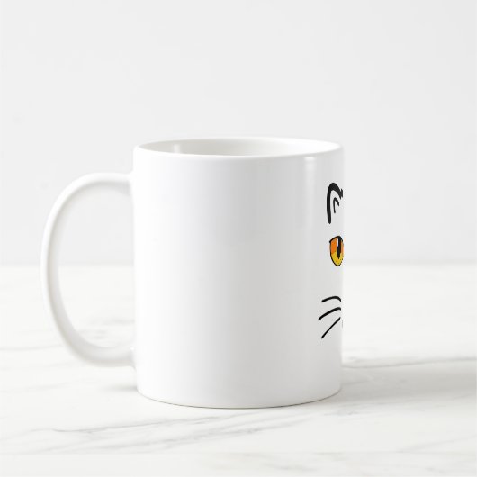 Halloween-Katze Kaffeetasse (Links)