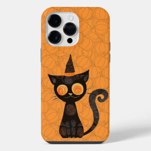 Halloween/Katze/Kürbis/Herbst iPhone 14 Pro Max Hülle