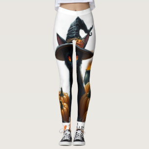 Halloween-Katze Leggings