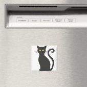 Halloween-Katze Magnet (In Situ (Geschirrspüler))