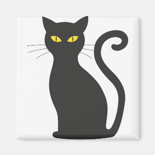 Halloween-Katze Magnet