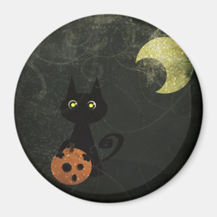 Halloween-Katze Magnet