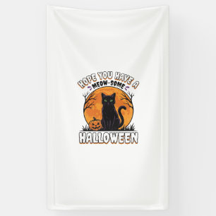 Halloween-Katze Meow-Some Vintage Sticheldesign_1 Banner