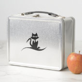 Halloween-Katze Metall Brotdose (Beispiel)