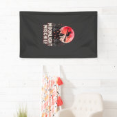 Halloween-Katze Mondlicht Unfug Banner (Insitu)