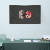 Halloween-Katze Mondlicht Unfug Banner (Messeveranstaltung)