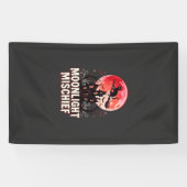 Halloween-Katze Mondlicht Unfug Banner (Horizontal)