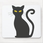 Halloween-Katze Mousepad (Vorne)