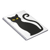 Halloween-Katze Notizblock (Rechte Seite)