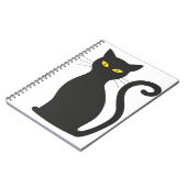 Halloween-Katze Notizblock (Linke Seite)
