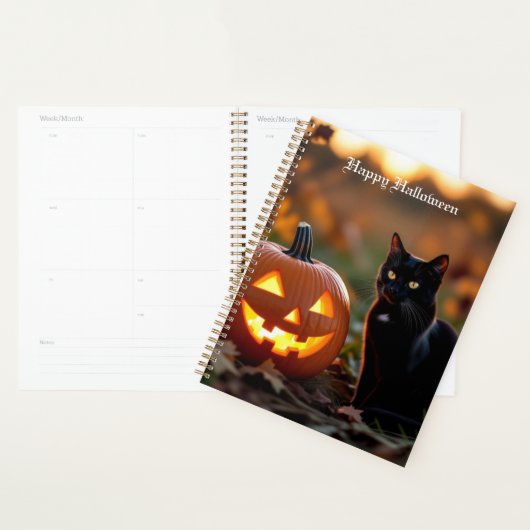 Halloween. Katze Planer (Anzeige)