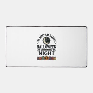 Halloween-Katze Schwarze Katzen Kürbisse Vintage L Schreibtischunterlage