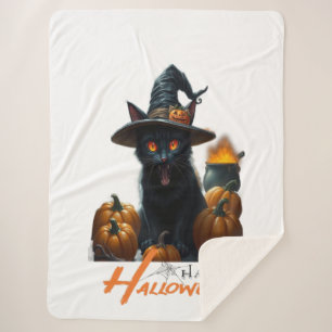 Halloween-Katze Sherpadecke