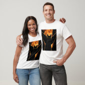 Halloween-Katze T-Shirt (Unisex)