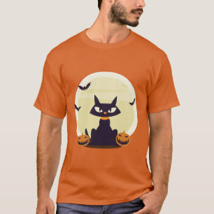 Halloween-Katze T-Shirt