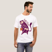 Halloween-Katze T-Shirt (Vorne ganz)