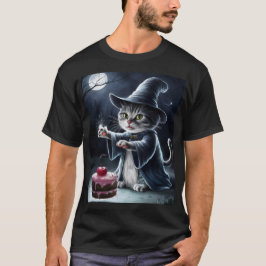 Halloween-Katze. T-Shirt