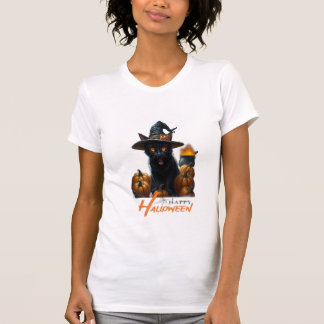 Halloween-Katze T-Shirt