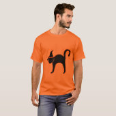 Halloween-Katze T-Shirt (Vorne ganz)